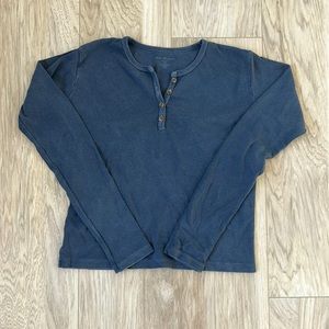 Brandy Melville blue faded long sleeve